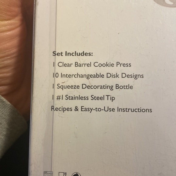 Kuhn Rikon Kitchen Nib Kuhn Rikon Cookie Press With Disk Designs Poshmark